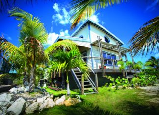 Small but mighty At 575 square feet, the Kosa’s home conveys majesty with a vaulted roof inspired by Pete Kosa’s passion for sailing.