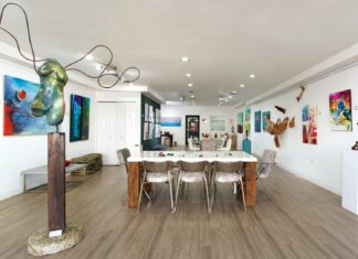 At home with fine art