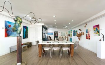 At home with fine art