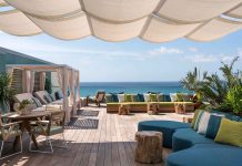 Sky-high style “The Nest” rooftop terrace, The Residences at Seafire.