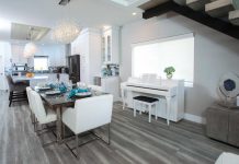 Coastal Chic Eric and Tracey Kline’s condo.