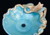 Beautiful bathroom basins Octopus vessel sink by Shayne Greco.
