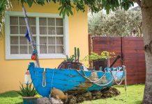 A whimsical garden retreat