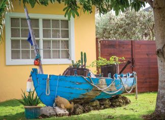 A whimsical garden retreat