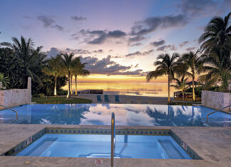 SunRays shining at Rum Point