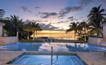 SunRays shining at Rum Point